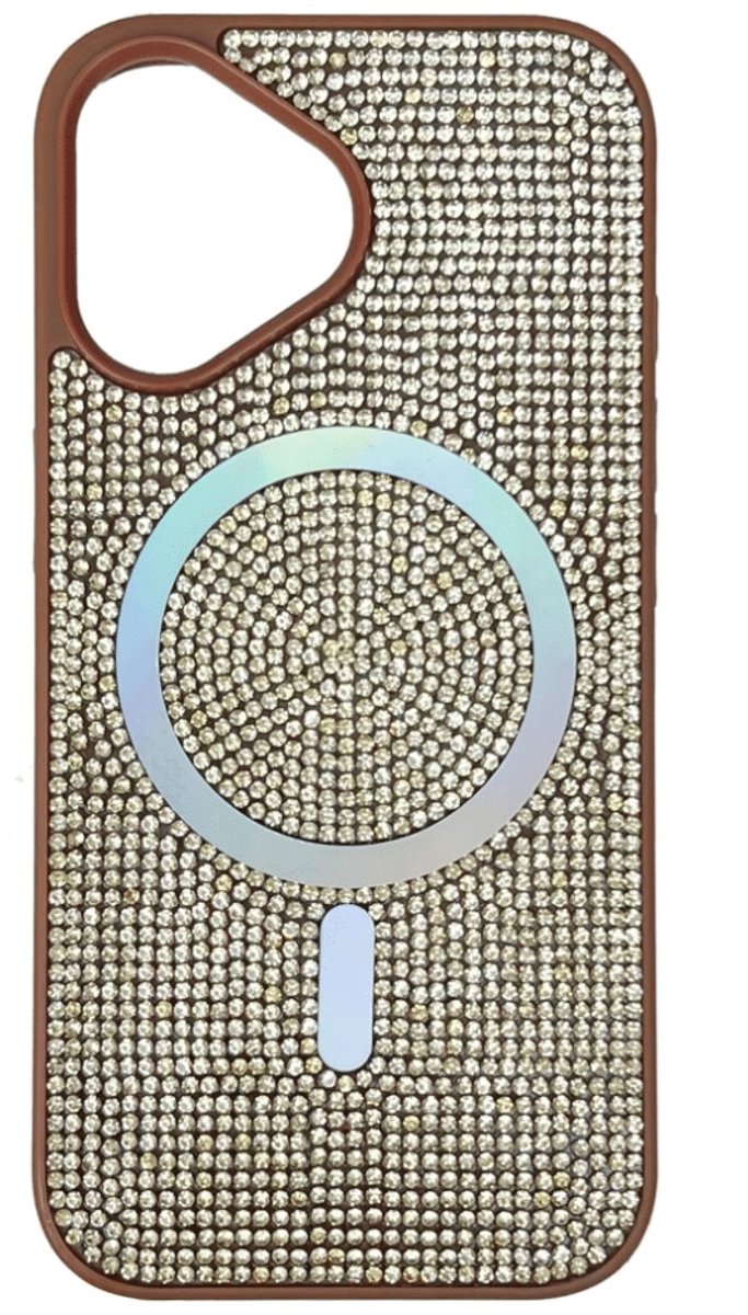 Casemania - Backcover - iPhone 17 - Glitter - Magsafe - Goud