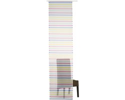 Elbersdrucke Schuifgordijn Feel Good 245x60 cm wit-gekleurd