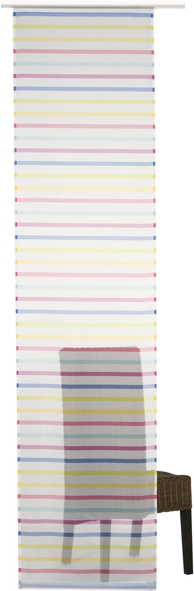 Elbersdrucke Schuifgordijn Feel Good 245x60 cm wit-gekleurd