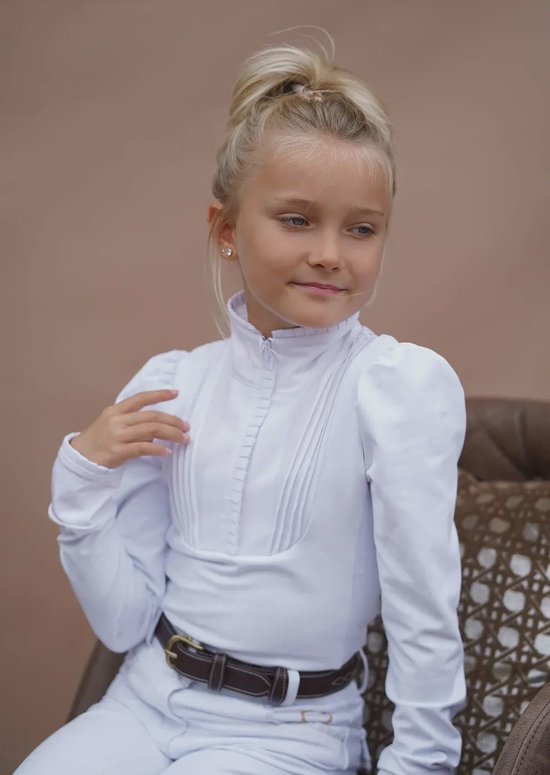 Joline Showshirt Joséphine Manches Longues Wit - Taille 122 - 128