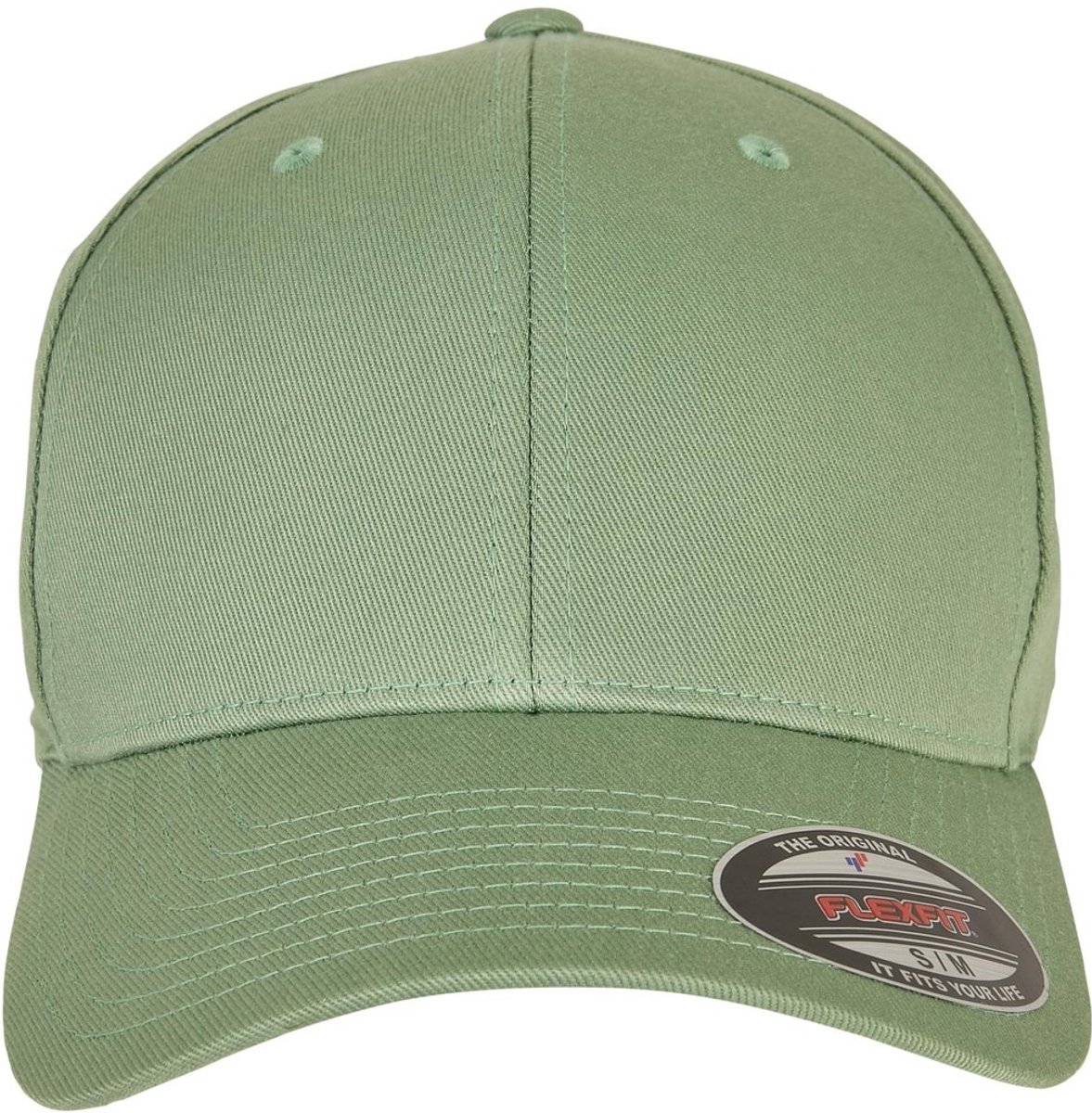 Flexfit - Wooly Combed darkleafgreen Baseball pet - S/M - Groen