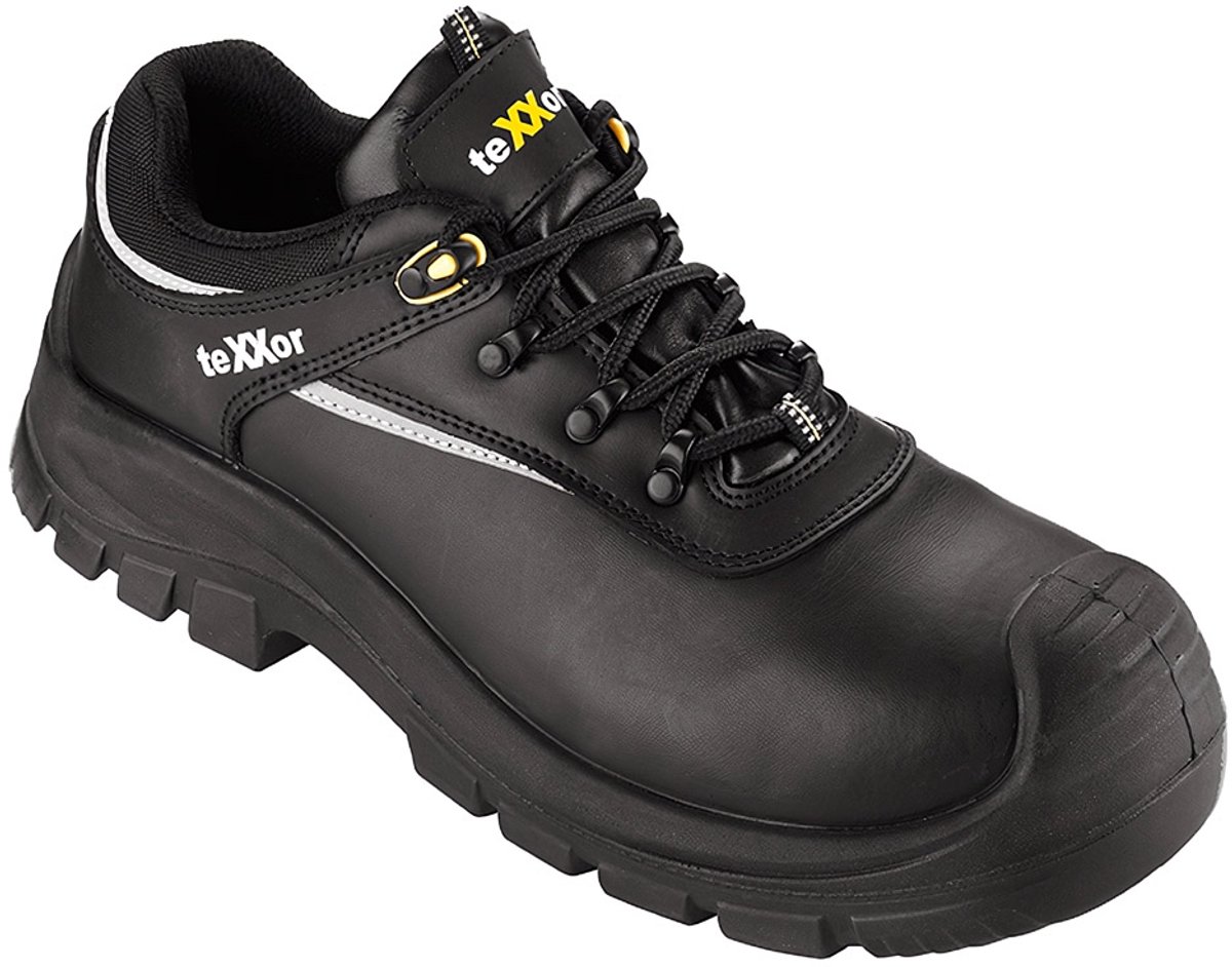 teXXor S3-veiligheidsitshalb-schoenen Colmar Zwart