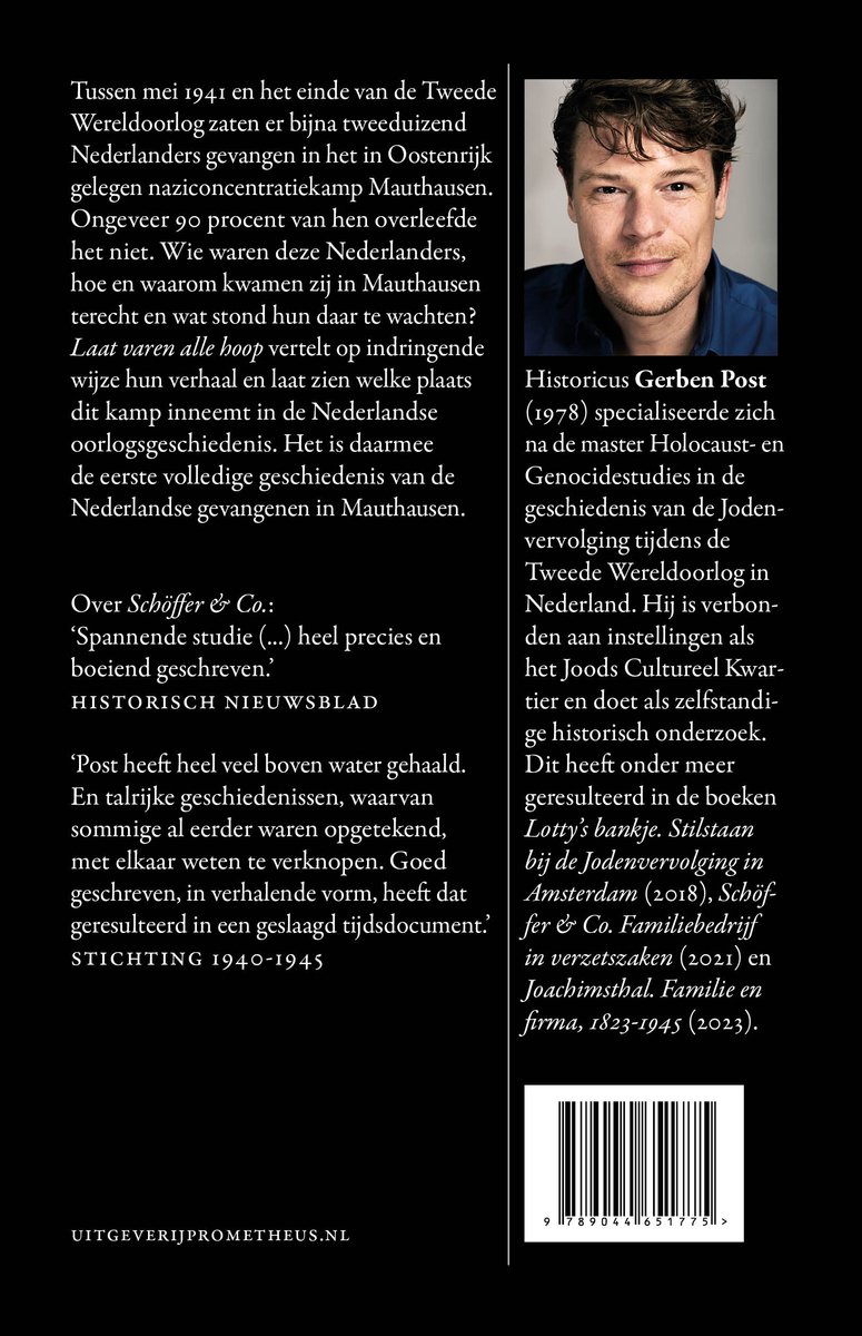 Historicus Gerben Post, gespecialiseerd in de geschiedenis van de Jodenvervolging.