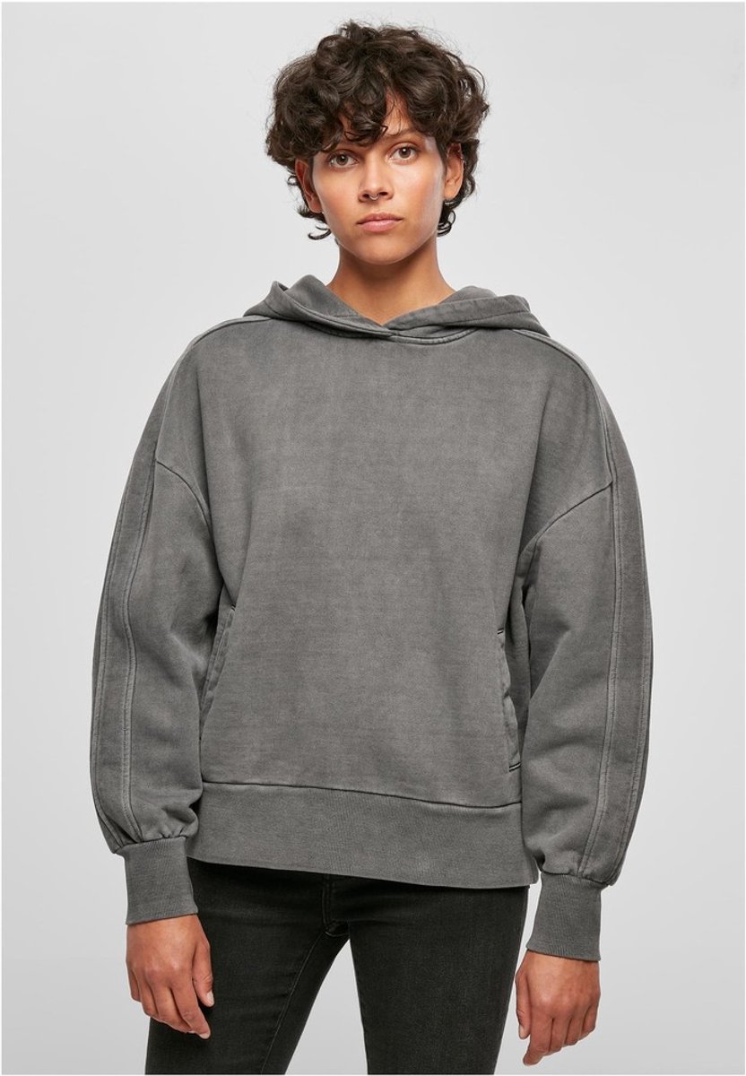 Urban Classics Heavy Terry Garment Dye Hoodie/trui 5XL Grijs
