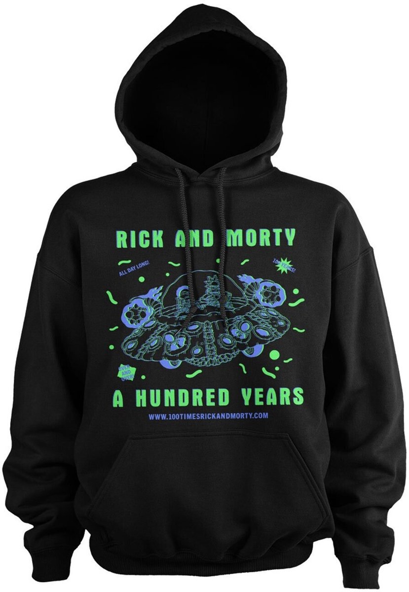 Rick and Morty A Hundred Years, grote hoodie met capuchon WB-3-RM004-H72-17