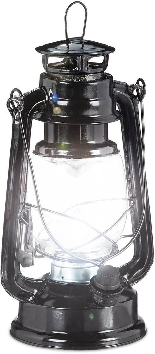 10 x lantaarn led - stormlamp - windlicht - olielamp - retro stijl op batterijen
