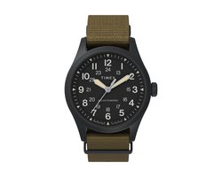 Timex Expedition Northâ® Field Post Solar Analoog Horloge Groente Case: 100% Stainless Steel | Armband: 100% Eco-Conscious Material 36 mm TW2V00400YH