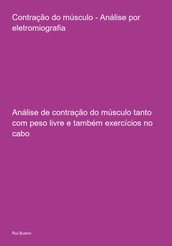 Contração Do Músculo - Análise Por Eletromiografia - cover