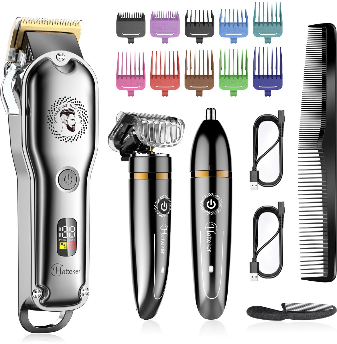 Hatteker Tondeuse & Baardtrimmer - 3-in-1 Multigroomer thumbnail 5