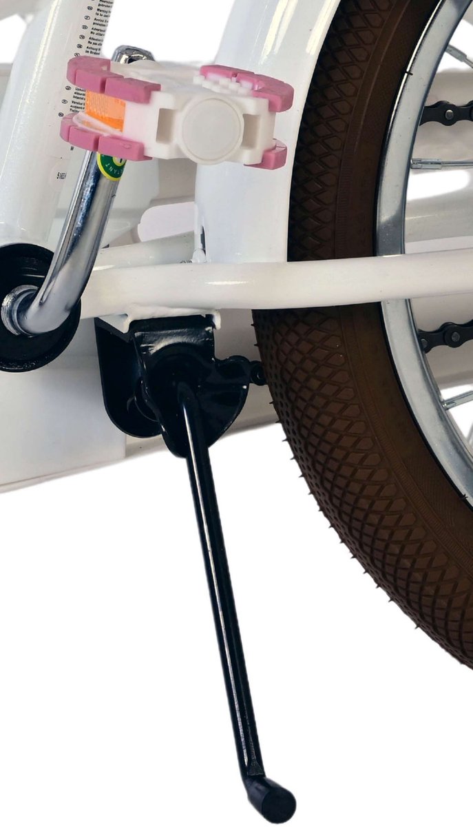 Volare Blossom Kinderfiets - Meisjes - 16 inch - Wit van Volare — afbeelding 3
