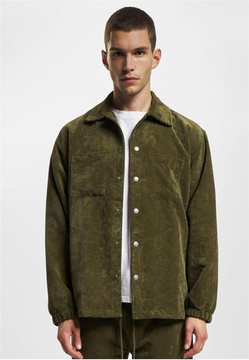 DEF - Cord Shirt - S - Olijfgroen