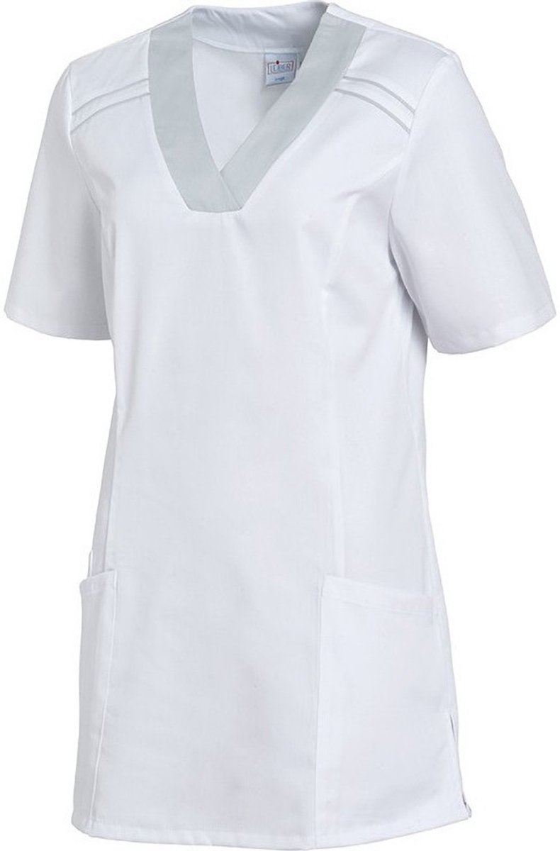 Leiber Damen Schlupfkasack 08-2798/0129 Weiß/Silber-3XL