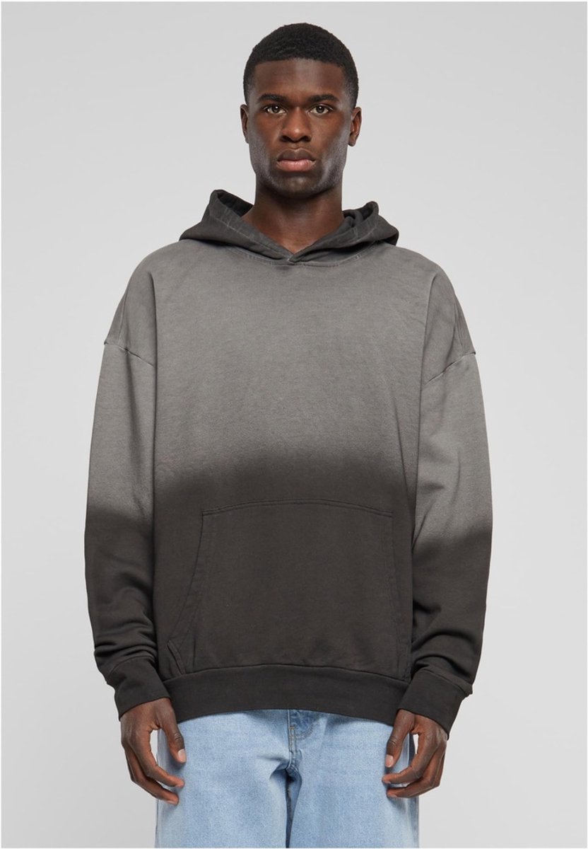 Urban Classics Sun Bleached Hoody Trui met capuchon M Katoen Basics Zwart