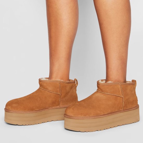 Bottes À Plateforme Ugg Australian W Classic Ultra Mini - Fashion Wear - Femme
