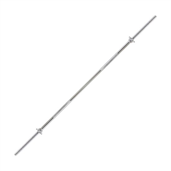VirtuFit Halterstang - Barbell - Schroefsluiting - Fitness bar - Krachttraining - 120 cm - 30 mm