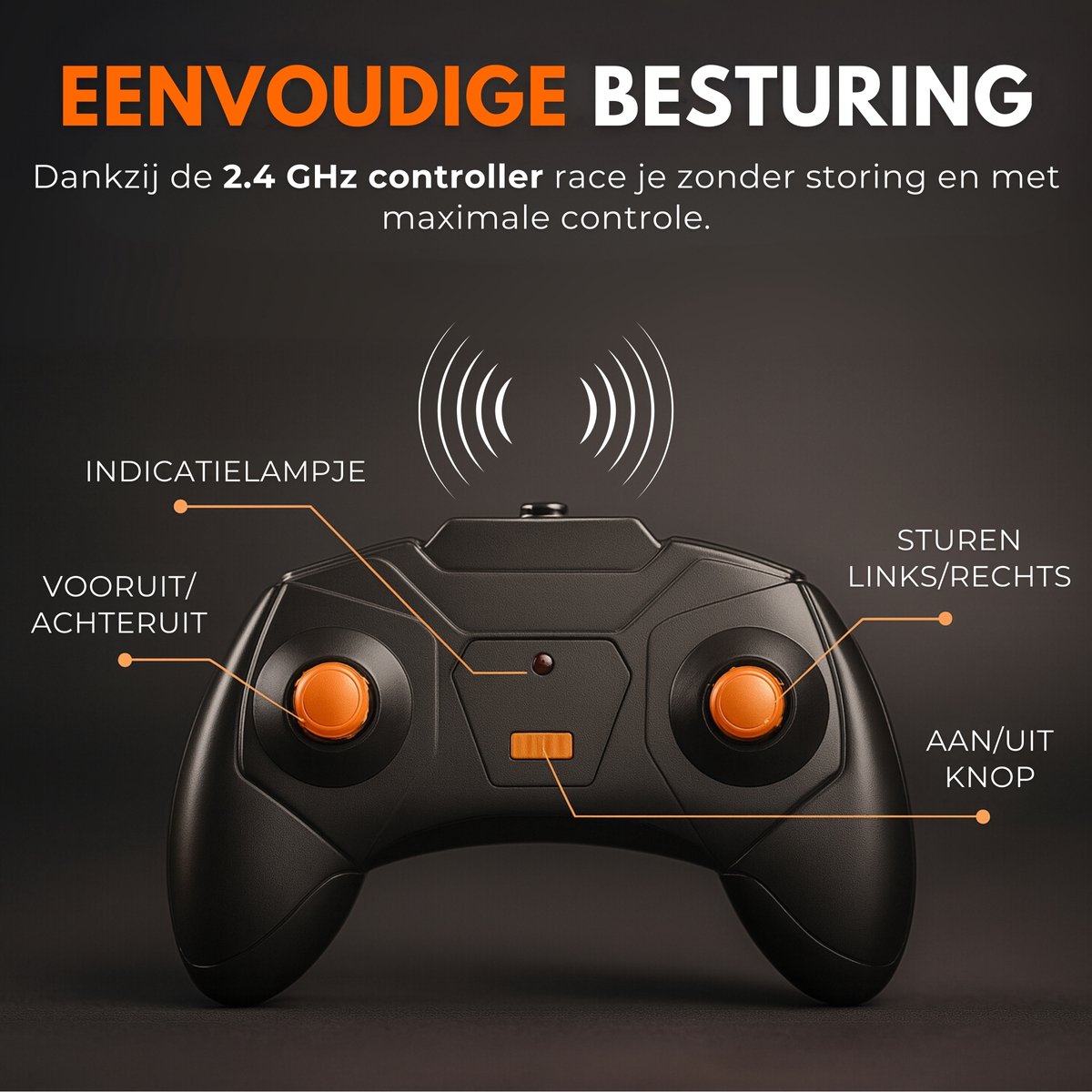 Boncy® Bestuurbare RC Auto Offroad - Monstertruck Car - Jongens Meisje Volwassenen - Monster Truck Robot Speelgoed Binnen & Buiten - Afstandbestuurbaar Race Drift Car - Afstandsbestuurbaar Raceauto Accu - Stuntauto - Bestuurbaar Elektrisch Autos Boot — afbeelding 7