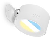 BRILONER Tari – Wandlamp oplaadbaar – draadloos met accu – zonder boren – dimbaar – touchbediening – magnetisch afneembaar – wit – 8.5 x 7.5 x 5 cm