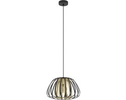 EGLO Encinitos Hanglamp - E27 - Ø 37,5 cm - Zwart|Goud