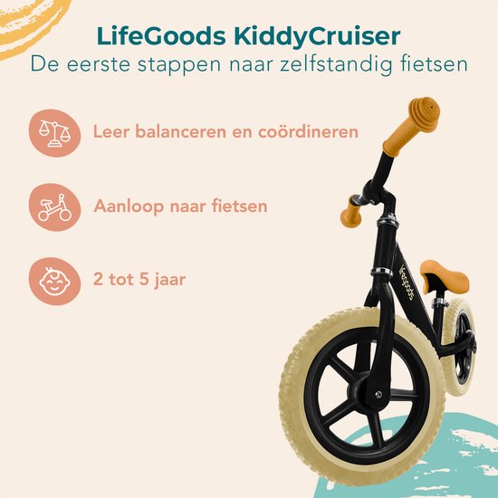 SEREED Loopfiets voor kinderen vanaf 1 jaar, loopfiets, speelgoed voor baby's van 12-36 maanden, eerste fiets zonder pedaal met 4 wielen, voor jongens en meisjes, peuters (Blau