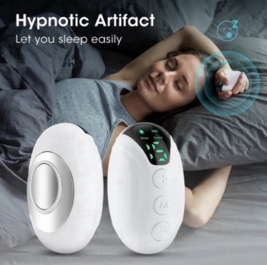 Mini Draagbare Handheld Slaapapparaat: Hypnose & EMS Pulsstimulatie, USB Oplaadbare Slaaptrainer voor Effectieve Slaaptherapie, Slaap Hulp Gadget en Ontspanningsapparaat van Flowtime — afbeelding 3
