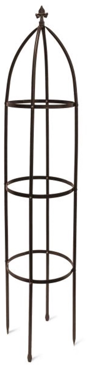 Doodadeals® Plantensteun Bruin - Rozen Steun Rond - 190 cm - Klimplanten Trellis Metaal