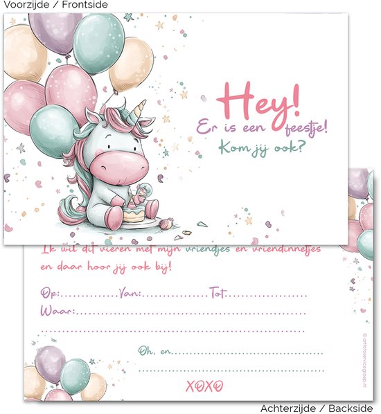 Verjaardag versiering (Pink Unicorn
