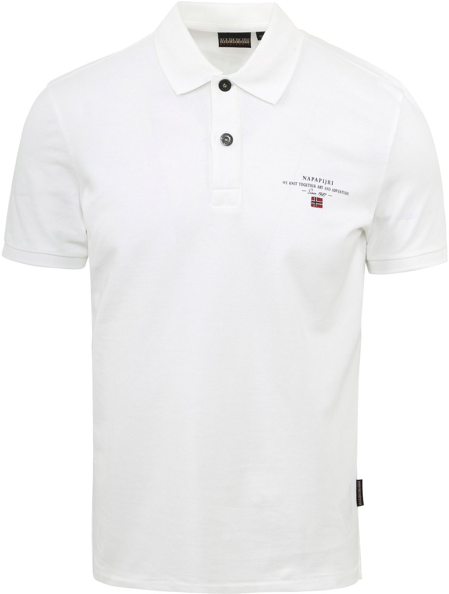 Napapijri Polo Elbas 3XL Heren Wit