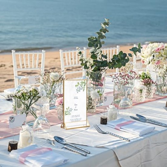 A4 Size Acrylic Desktop Table Top Sign Holder Stand For Menu, Flyers - View #5