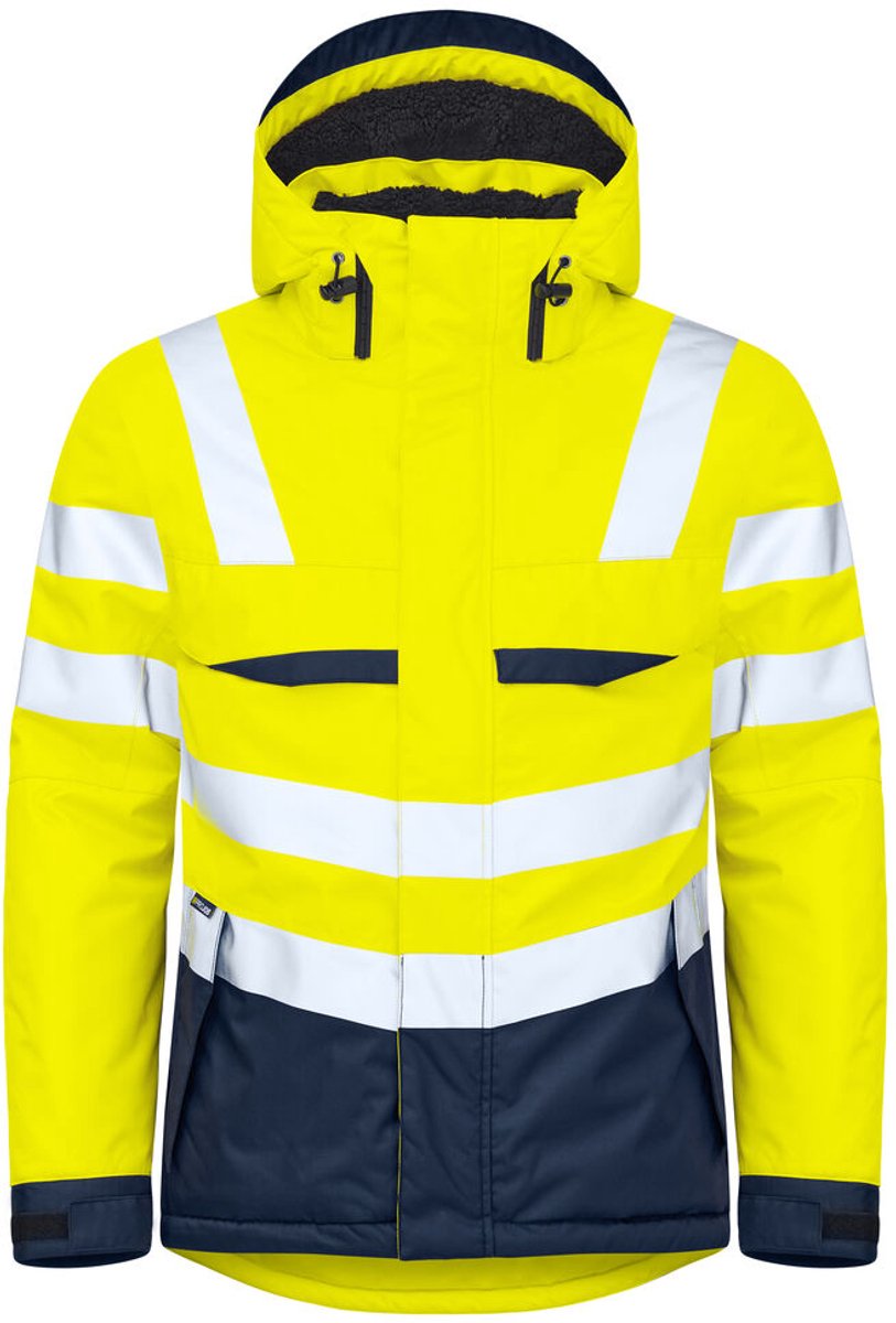 ProJob 6425 FUNCTIONAL JACKET, PADDED EN ISO 20471 CLASS 3 646425 - Geel/Navy - L