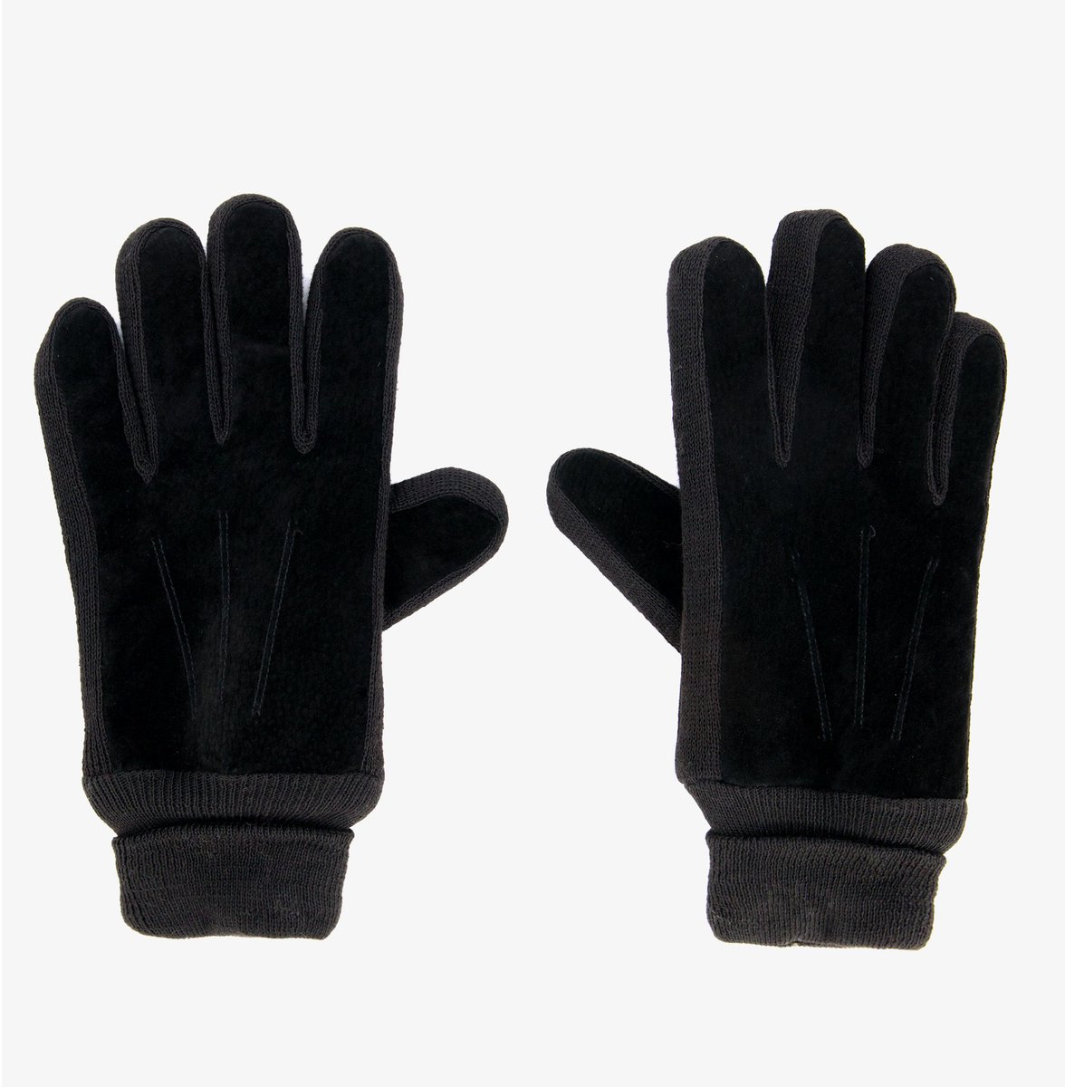 Scapino heren handschoenen zwart leer