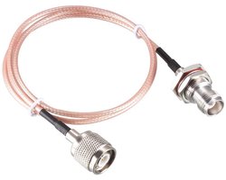 RG316 RF coaxkabel TNC-stekker naar TNC-aansluiting Pigtail-kabel 0,61 m met hoge frequentie connector.