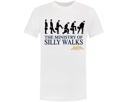 Silly walks Heren T-shirt -grappig - humor - retro - monty python - shirt