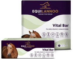Equilannoo Vitaliteitsbar XXL voor paarden | 13,5 kg energierijke traktatie met vitaminen 4,5KG