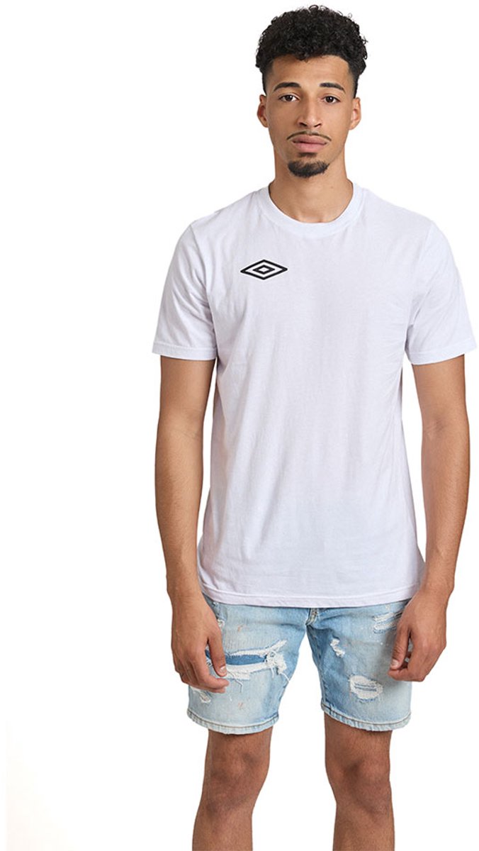 Umbro Wardrobe Elba T-shirt Met Korte Mouwen Wit L Man
