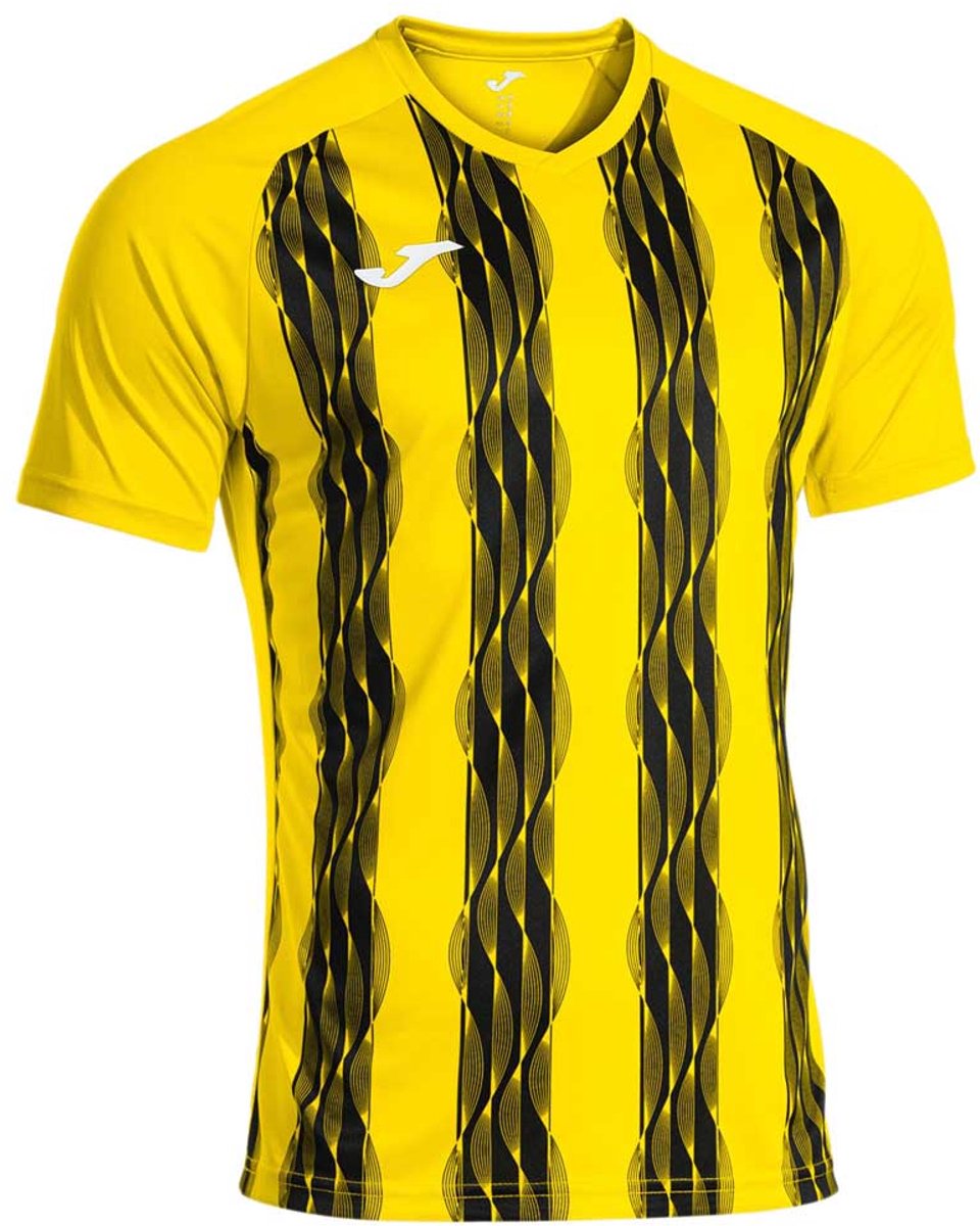 Joma Inter V T-shirt Met Korte Mouwen Geel L Man
