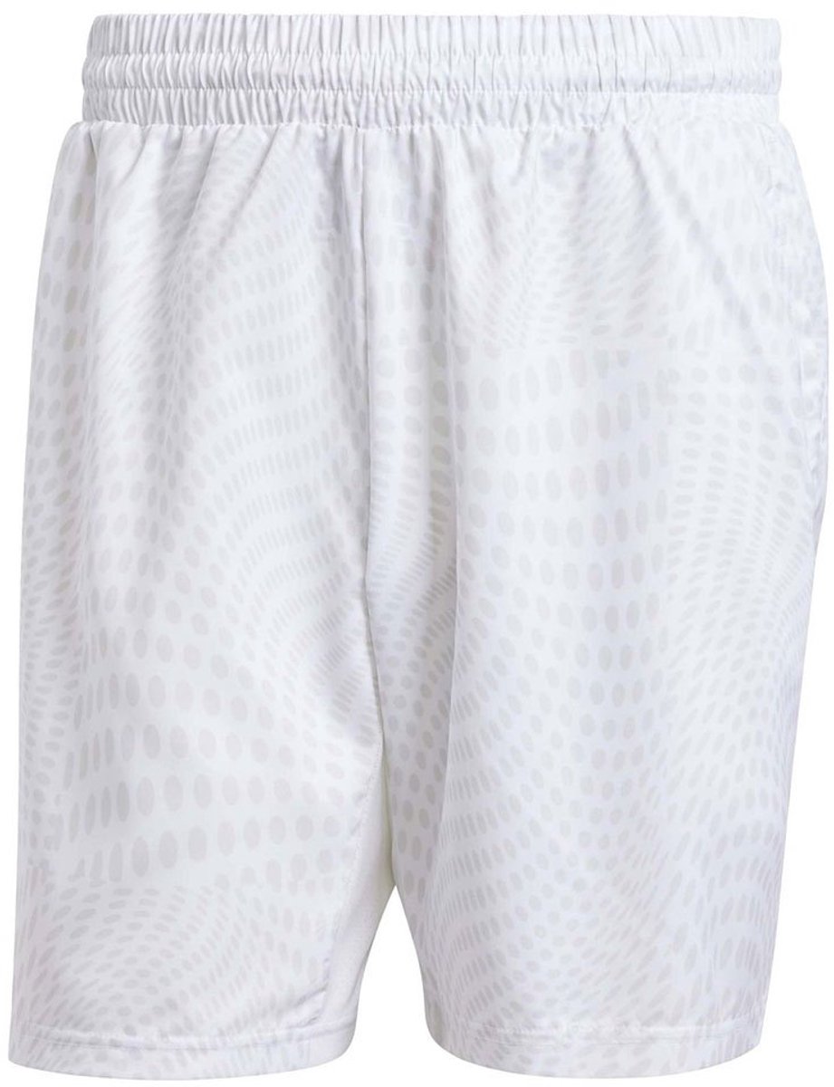 Adidas Club Graphic Korte Broek Man Grijs