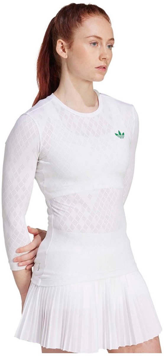 Adidas Pro Climacool T-shirt Met 3/4 Mouw Vrouw Wit