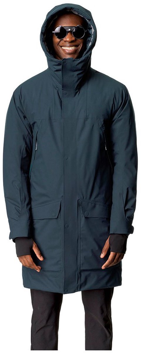 Houdini Fall in Parka Heren, blue illusion Maat XL