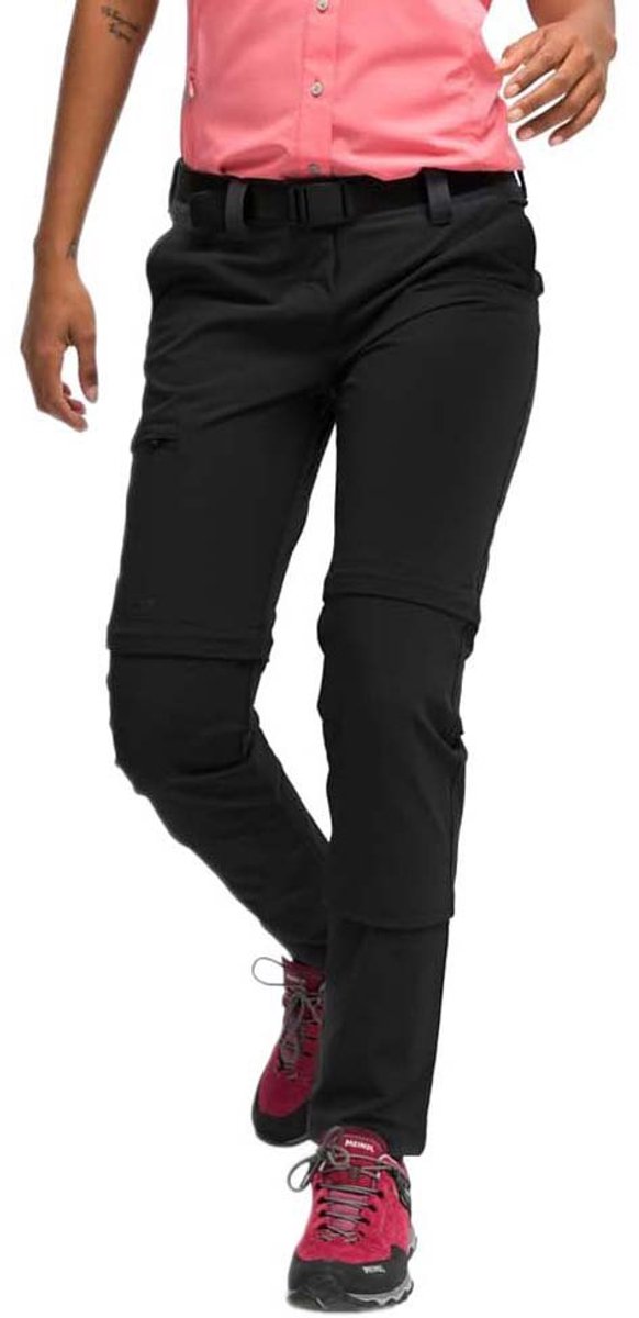 Maier Sports Inara Slim Zip Broek Short Vrouw Zwart