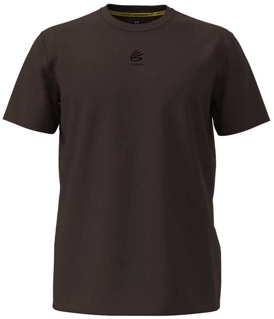 T-shirt à manches courtes Under Armour Curry Heavyweight Logo Marron XS Homme