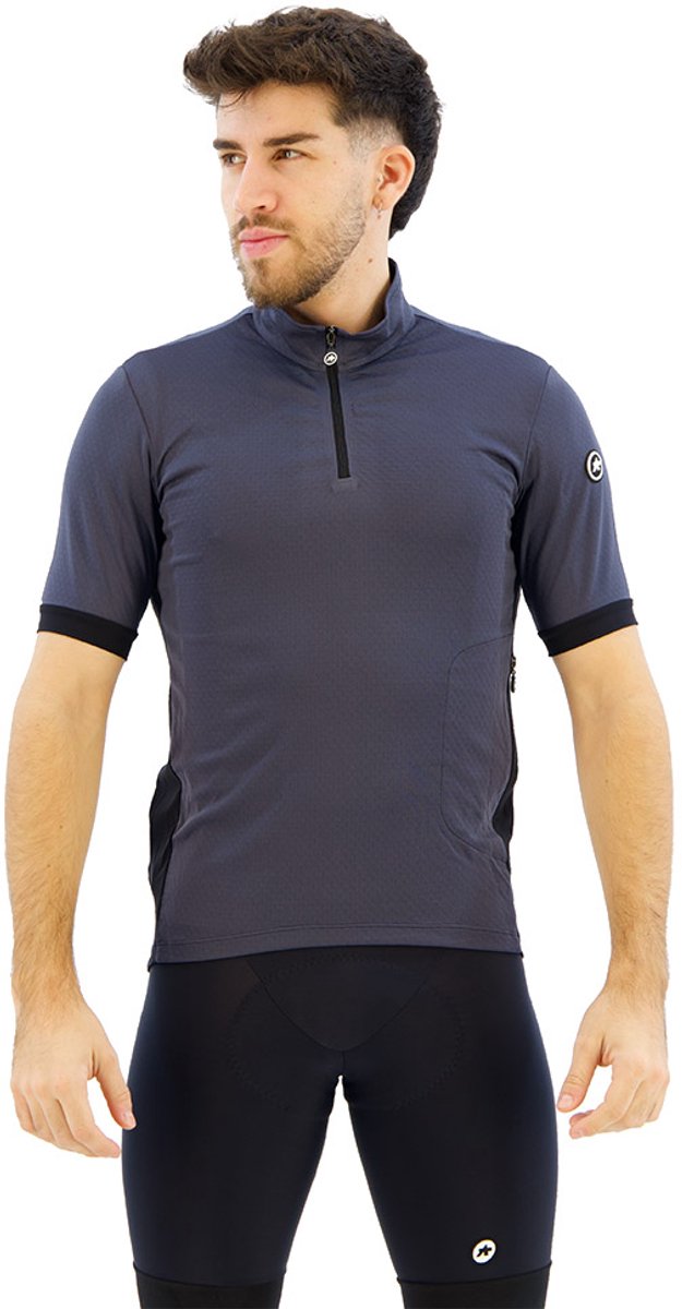 Assos Mille Gtc C2 Korte Mouw Wielertrui Grijs S Man