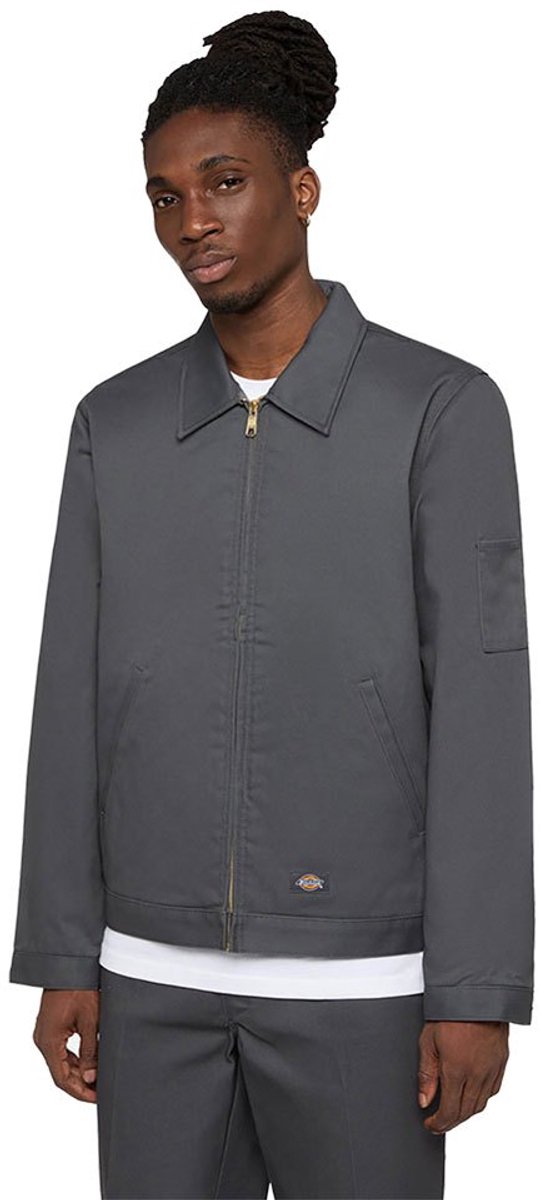 Dickies Lined Eisenhower Rec Jas XS Man Grijs