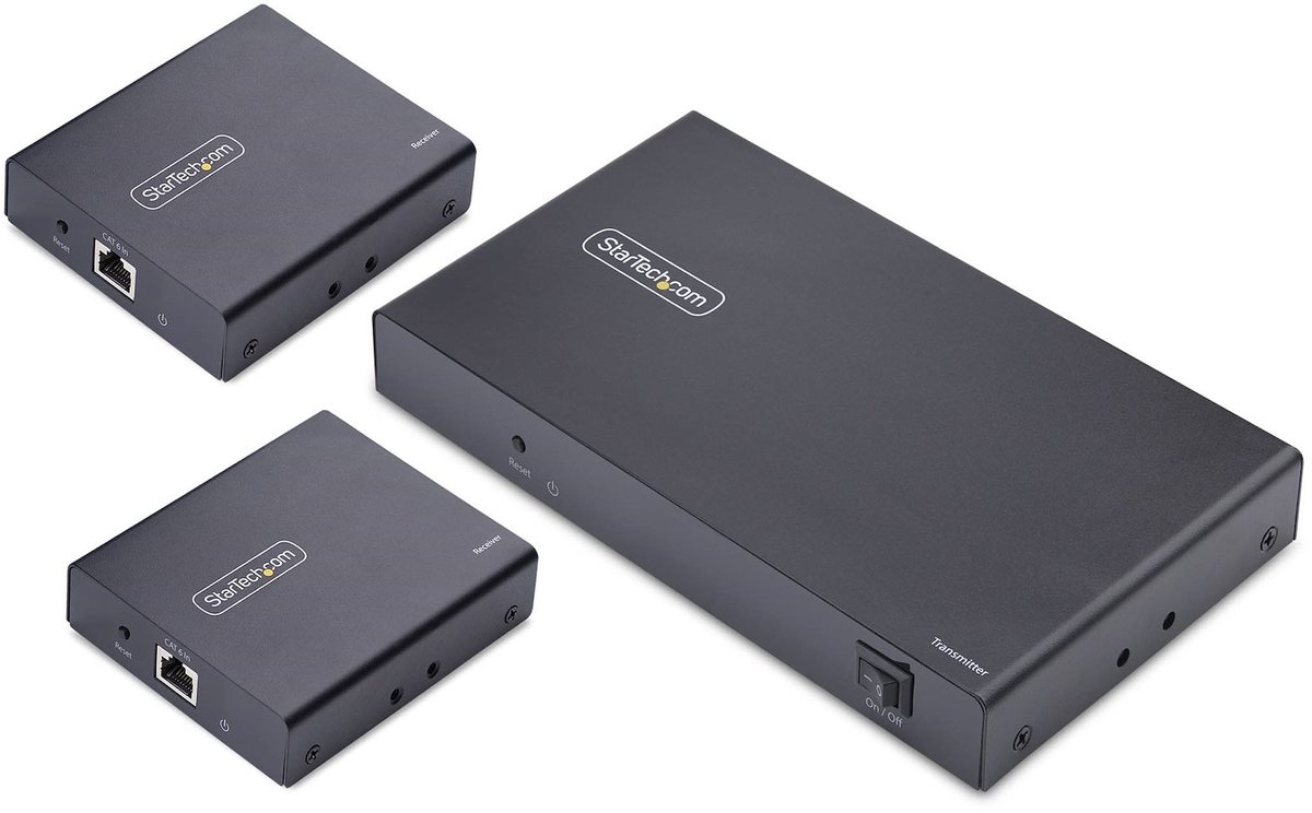 StarTech.com 4-Port HDMI Extender en Splitter Over CAT6 4K 60Hz 70m
