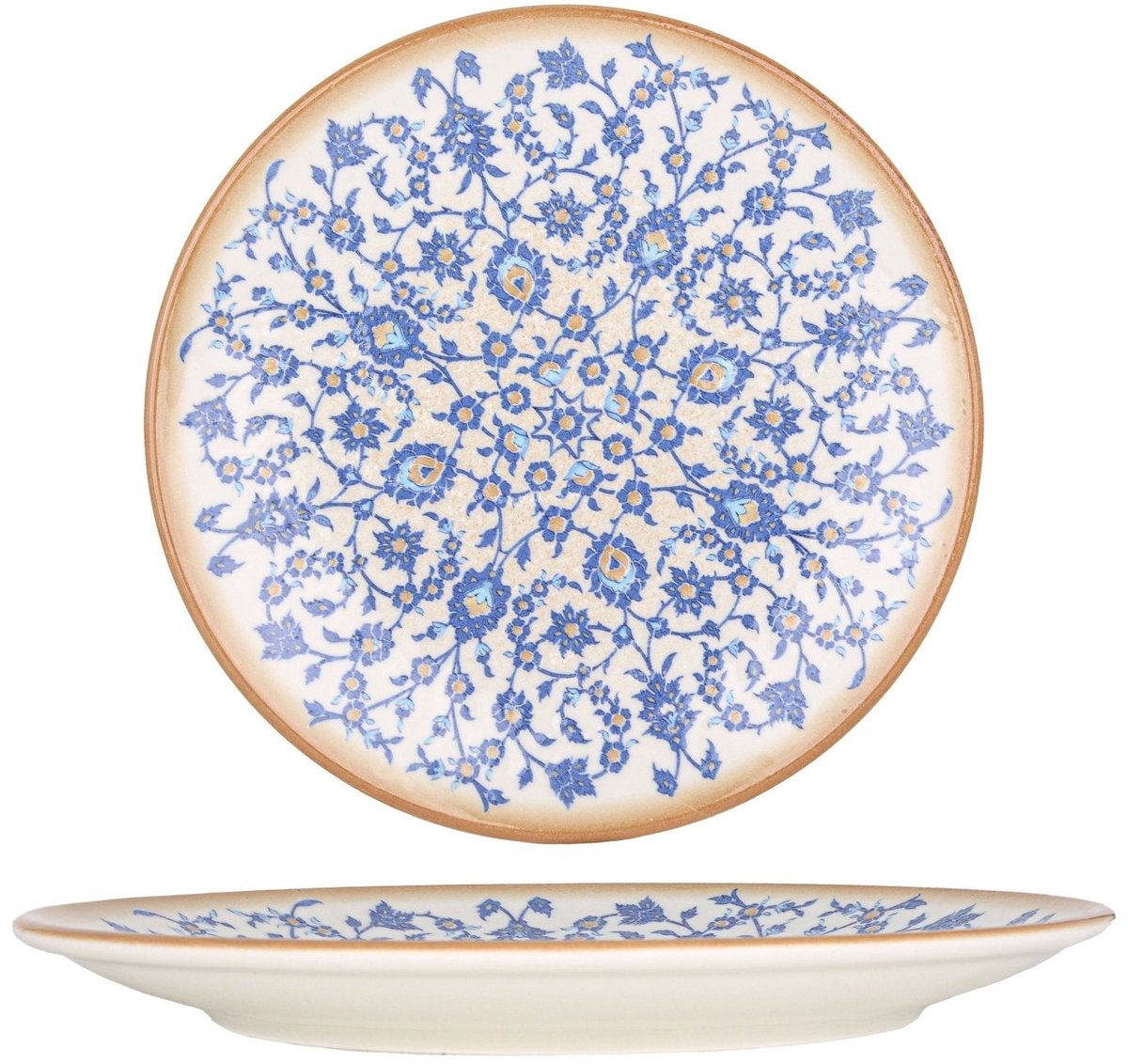 Rinart Dinerbord - Tiara - Porselein - 25 cm - set van 6