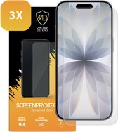 3-Pack MobyDefend Screenprotectors - Geschikt voor iPhone 17 - Case-Friendly Screensavers - Gehard Glas