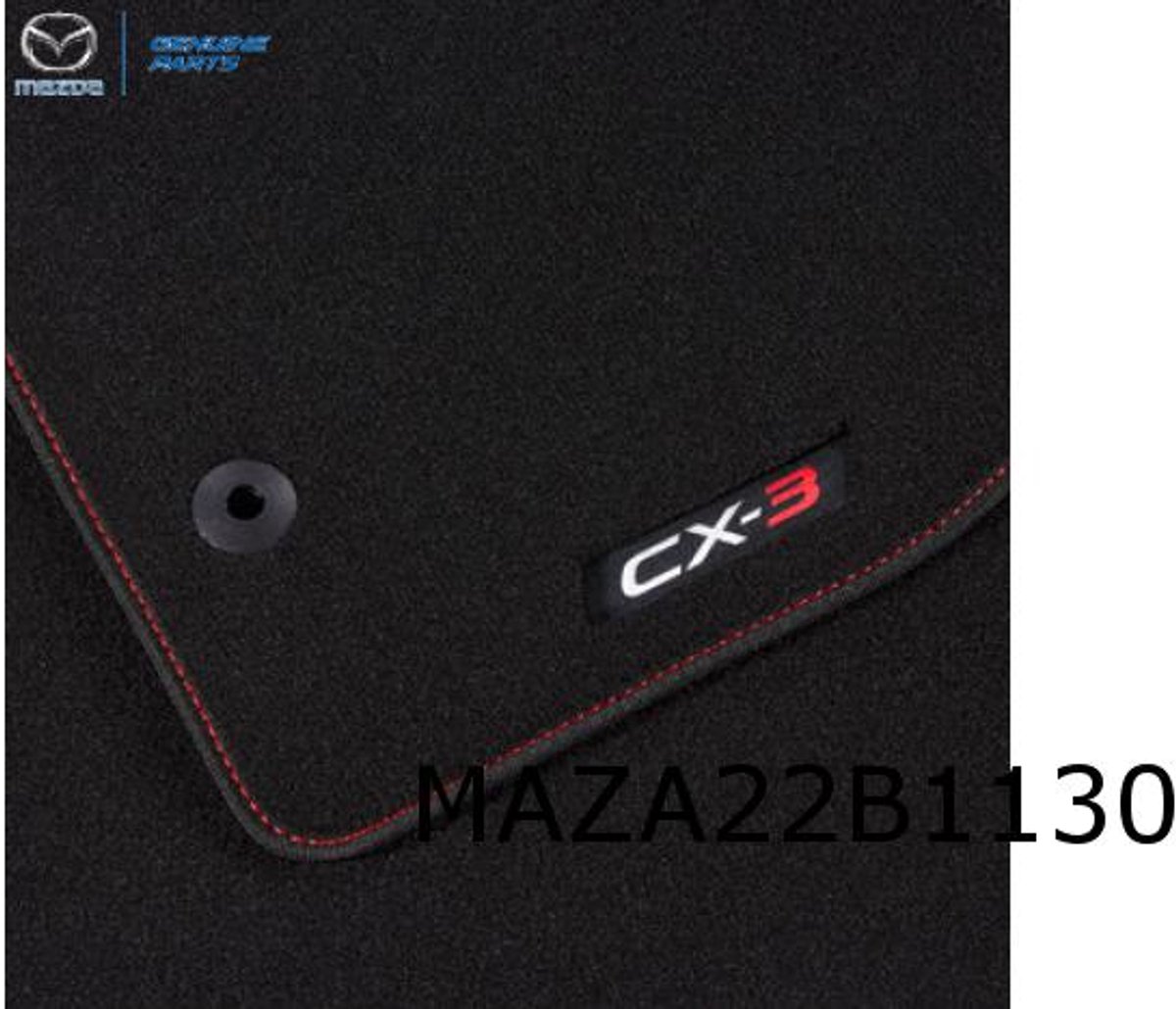 Mazda CX-3 Mattenset 'luxe rood' (4x) Origineel! DD2HV0320