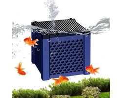Aquariumpomp - Aquariumfilter - Aquariumpomp met filter-Pure Cube Sink Filter - Eco Sink Waterzuiveraar Cube - Superieure filtratie en geurcontrole - Actieve koolwaterzuiveraar voor vee voor vijvers, aquaria en vissen (blauw - één verpakking)