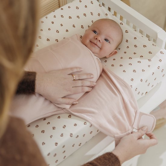 Meyco Baby Mini Panther Swaddlemeyco Inbakerdoek - Soft Pink - 0-3 Maanden - 2-pack