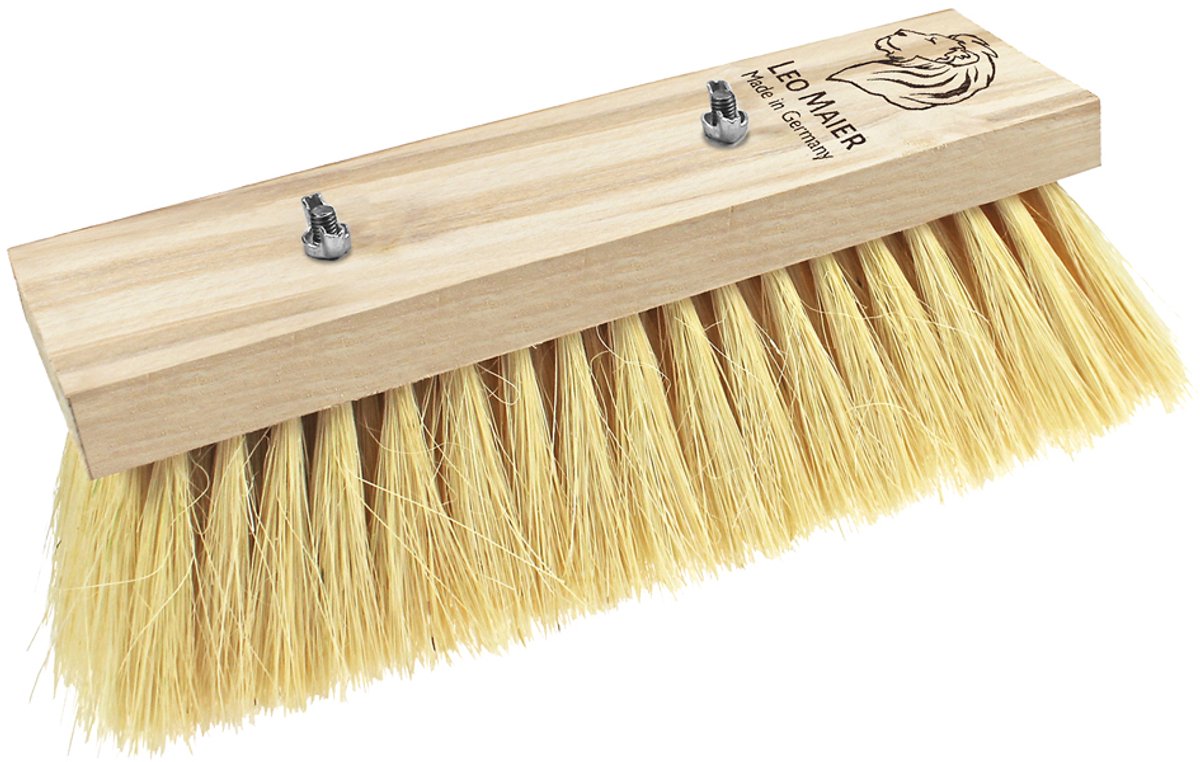 LEO MAIER borstschrobber teer, natuurlijk hout, 240 mm