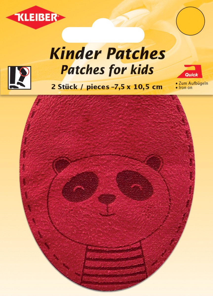 Panda applicator rood, verpakking van 2